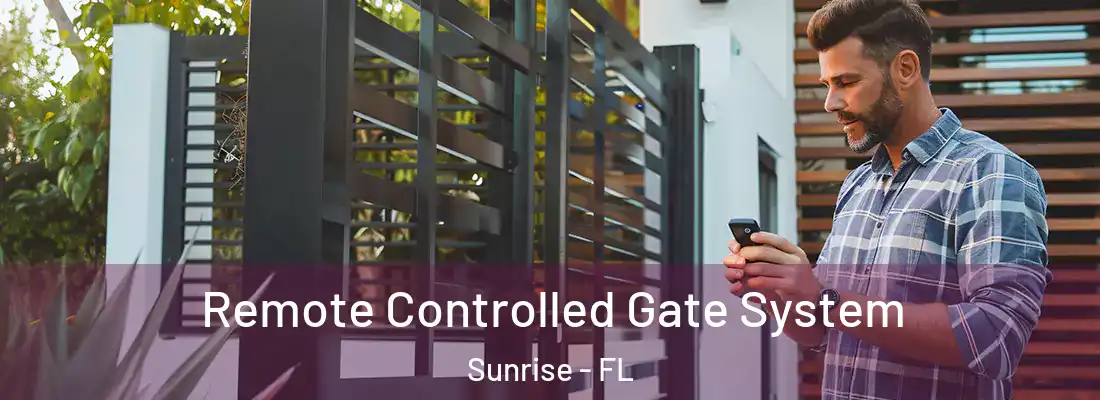  Remote Controlled Gate System Sunrise - FL